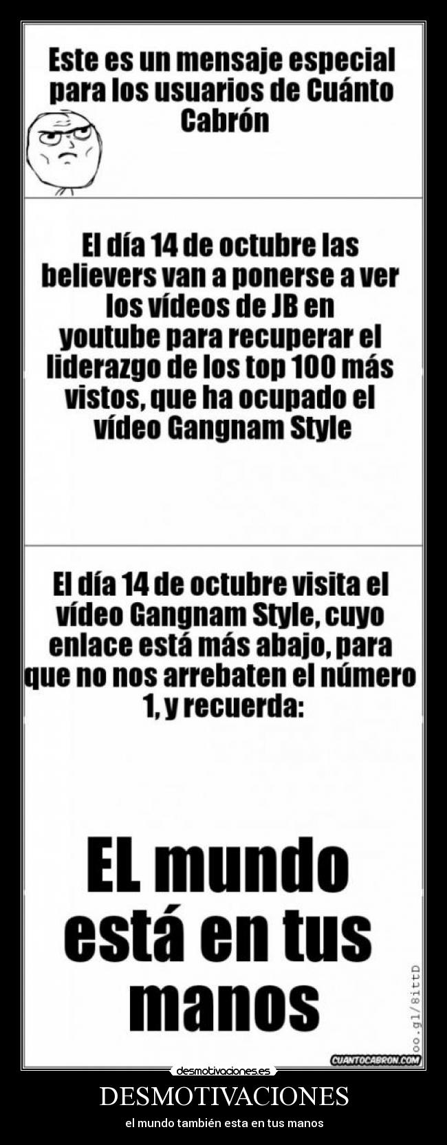 DESMOTIVACIONES - el mundo también esta en tus manos