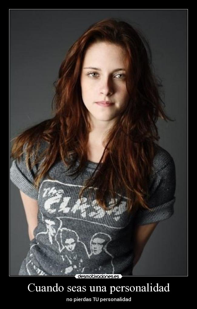 Cuando seas una personalidad -