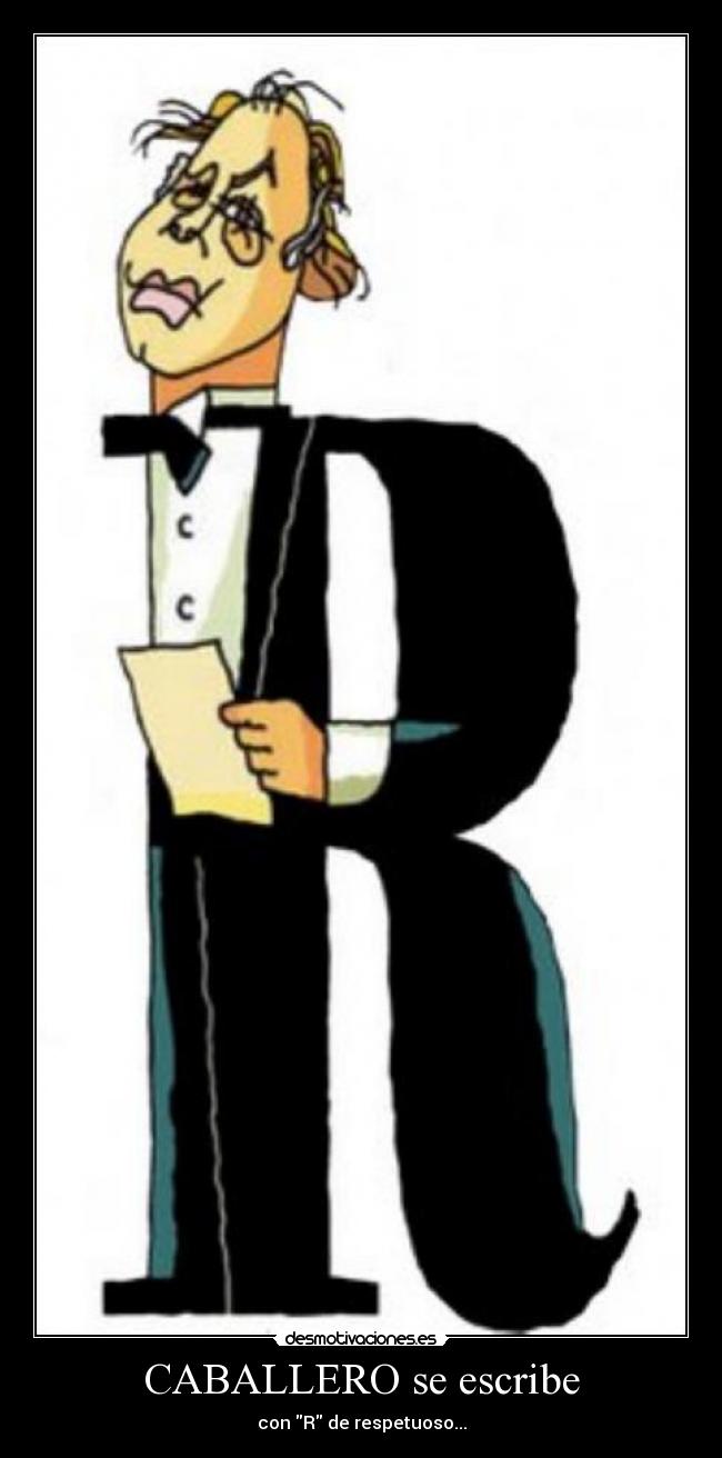 CABALLERO se escribe -