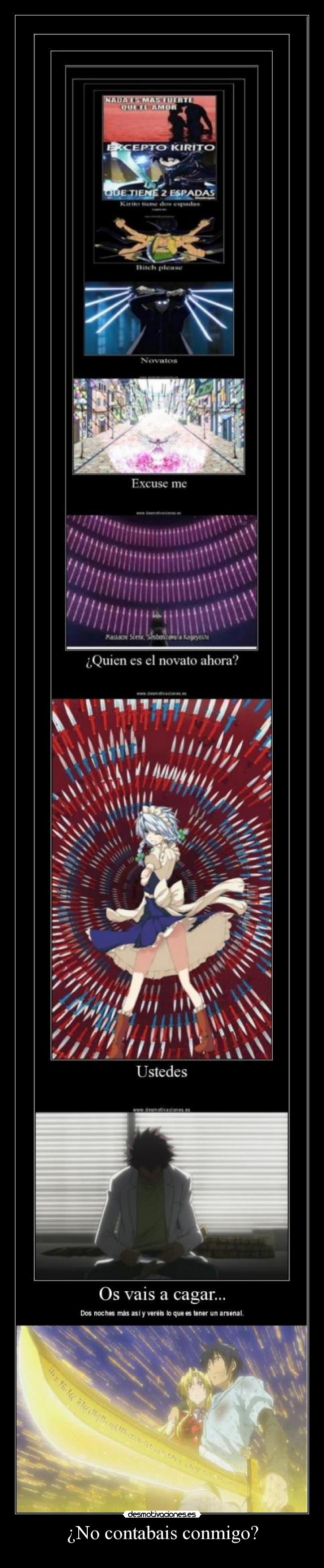 ¿No contabais conmigo? -