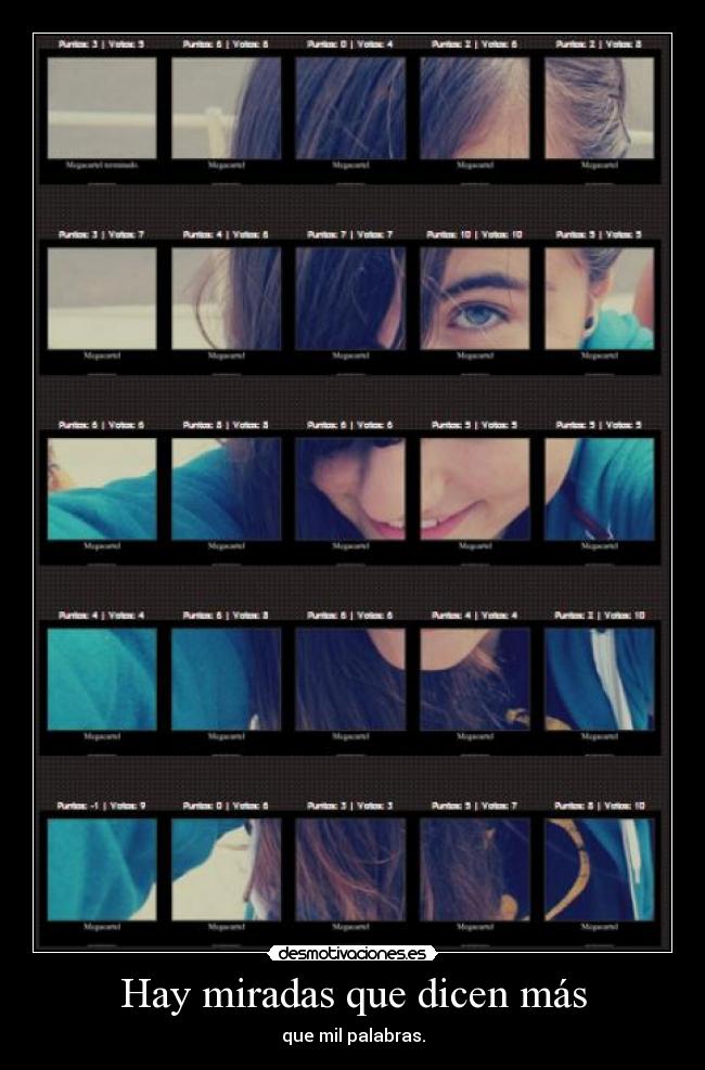 Hay miradas que dicen más -