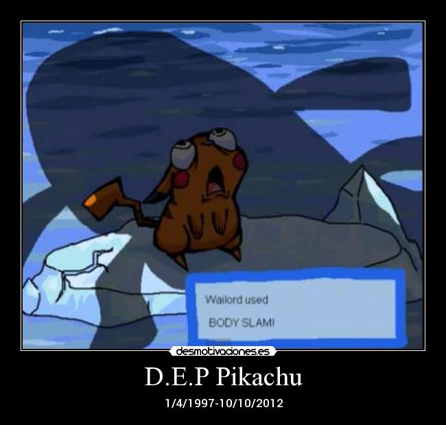 carteles pobre pikachu desmotivaciones