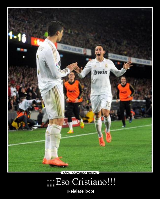¡¡¡Eso Cristiano!!! -