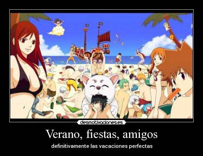 Verano, fiestas, amigos - definitivamente las vacaciones perfectas