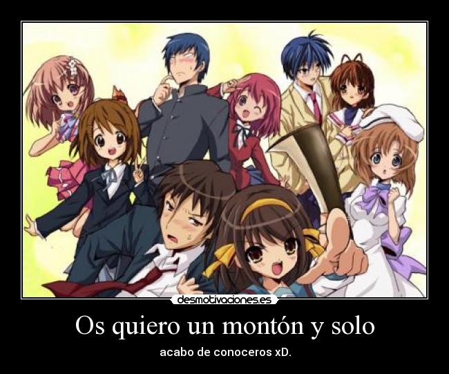 Os quiero un montón y solo -