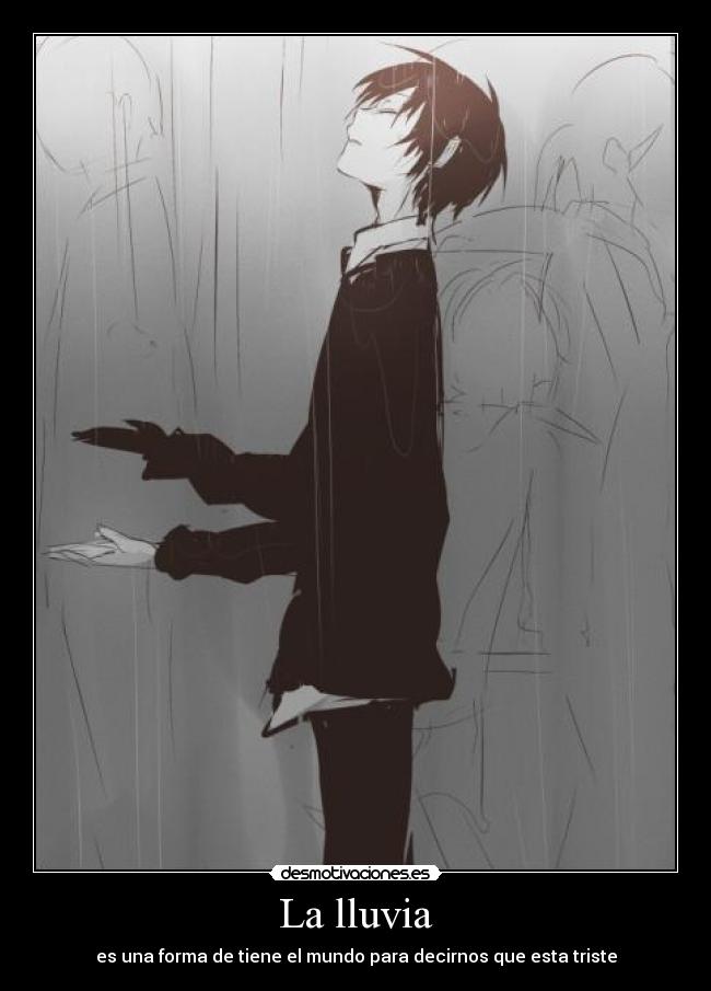 La lluvia -