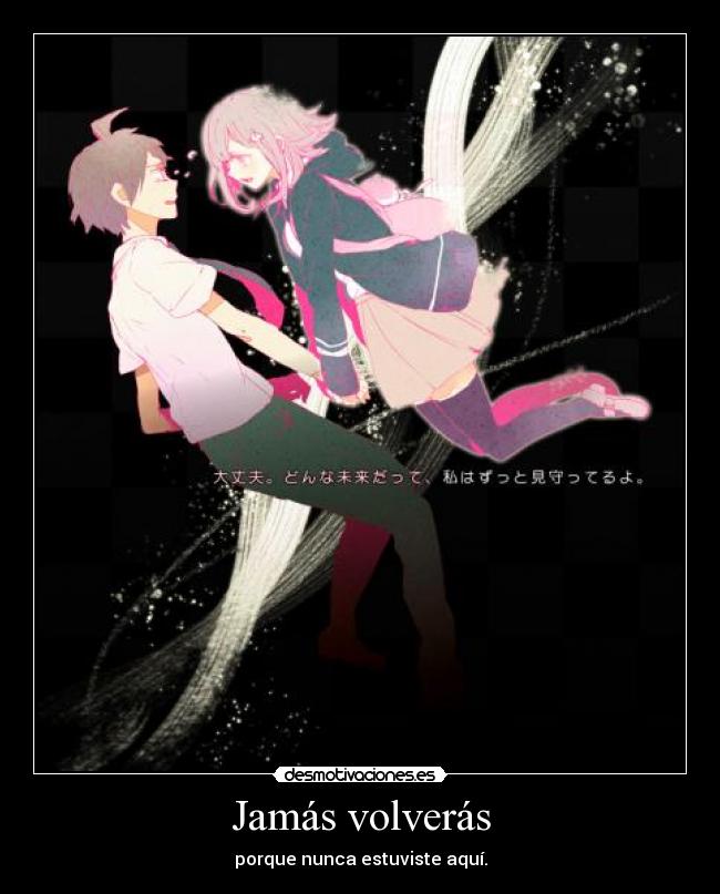 carteles harukaze raptorhunters 1291 dangan ronpa hinata hajime nanami chiaki desmotivaciones