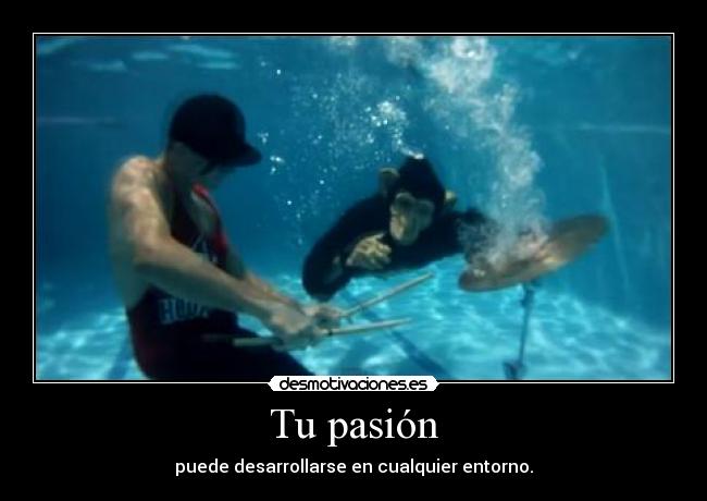 carteles deivhook tocando bateria bajo agua hook desmotivaciones