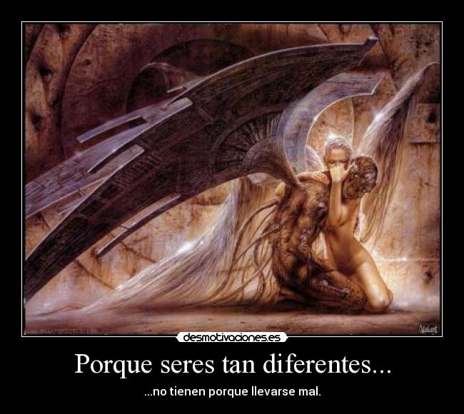 Porque seres tan diferentes... - ...no tienen porque llevarse mal.