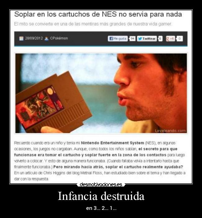 Infancia destruida - en 3... 2... 1...