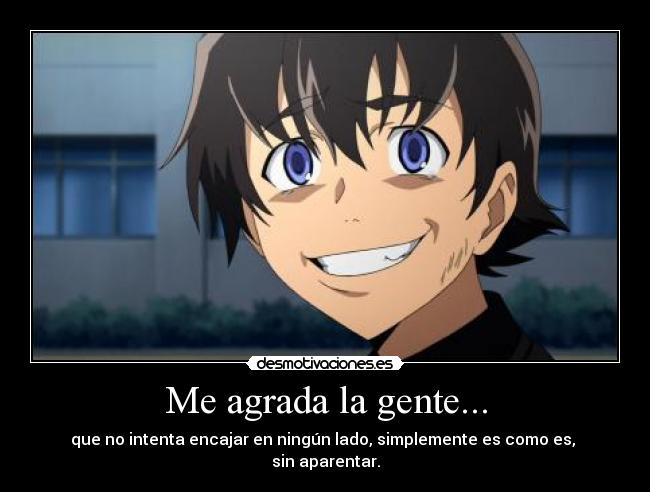 Me agrada la gente... - 