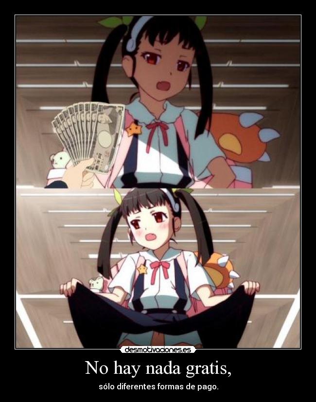 carteles nisemonogatari repito imagen tengo flojera buscar mas creo que muy pronto ire nwn desmotivaciones