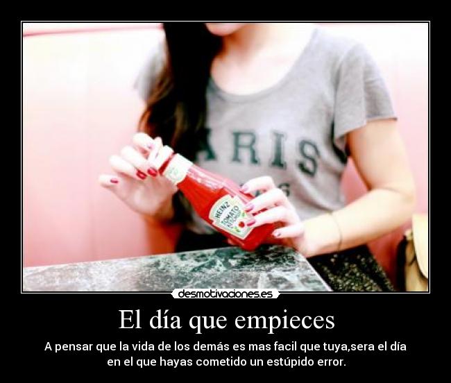 El día que empieces - 