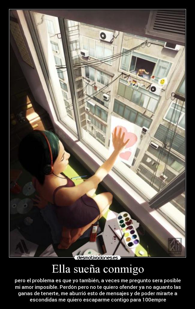 Ella sueña conmigo -