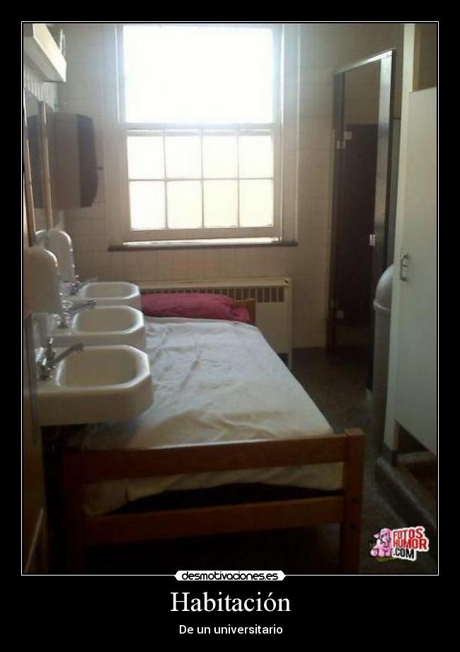 Habitación - De un universitario