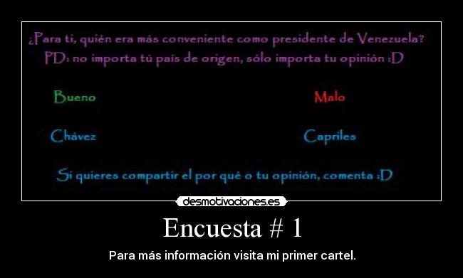 Encuesta # 1 -