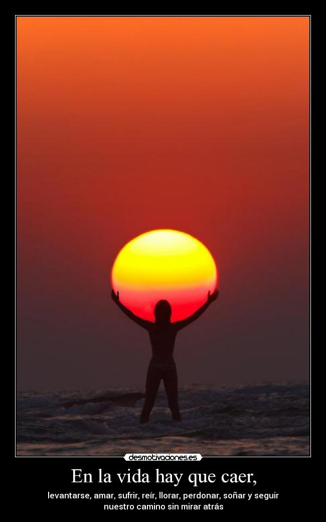 En la vida hay que caer, - 