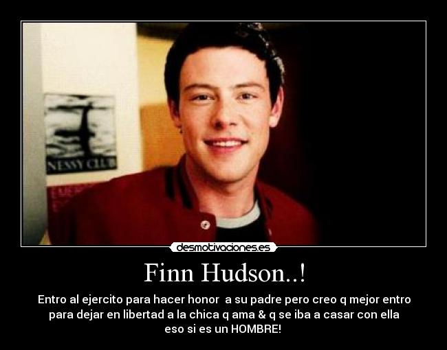 Finn Hudson..! -