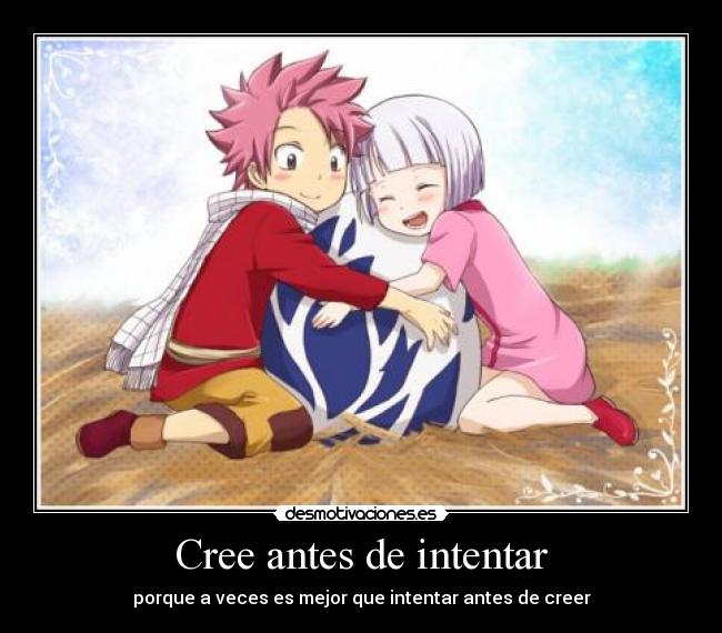Cree antes de intentar - porque a veces es mejor que intentar antes de creer