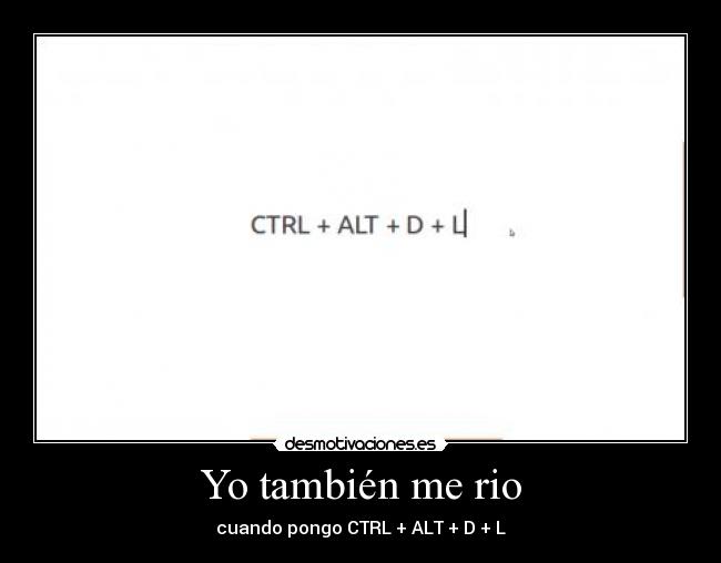 Yo también me rio -