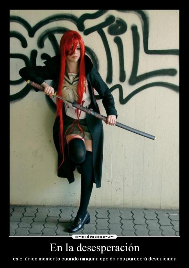 carteles shakugan shana cosplay harukaze desmotivaciones