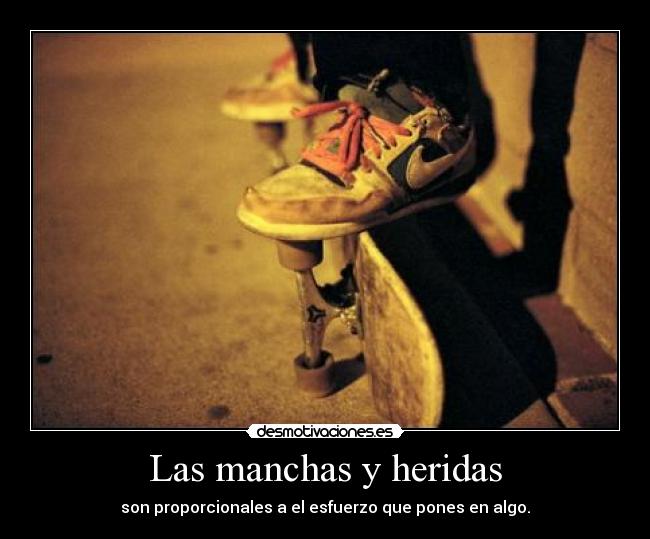 Las manchas y heridas - 