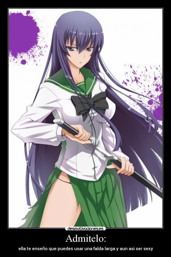 Admitelo: - ella te enseño que puedes usar una falda larga y aun asi ser sexy