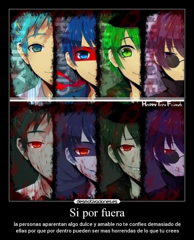 carteles happy tree friends desmotivaciones