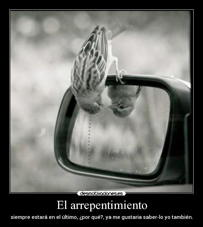 El arrepentimiento - 