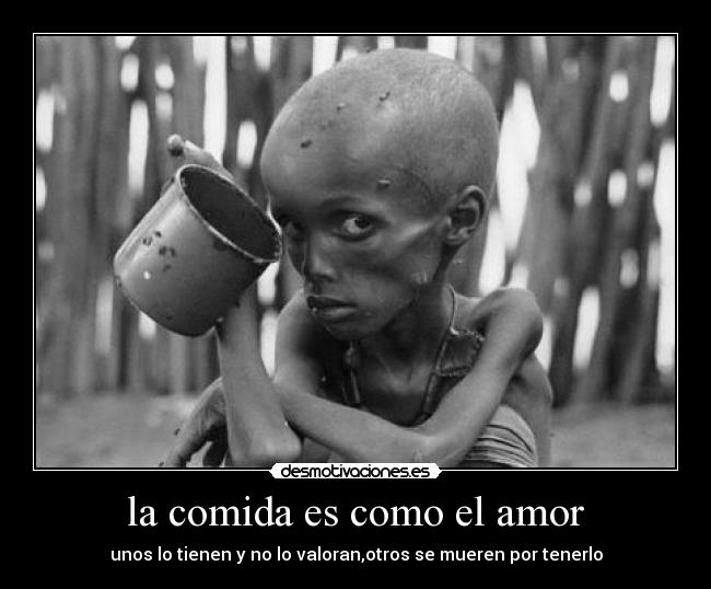 la comida es como el amor - 