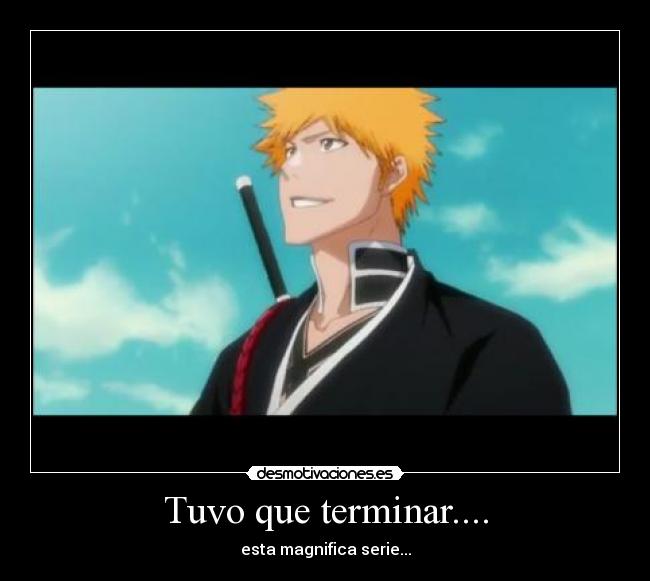 carteles bleach desmotivaciones