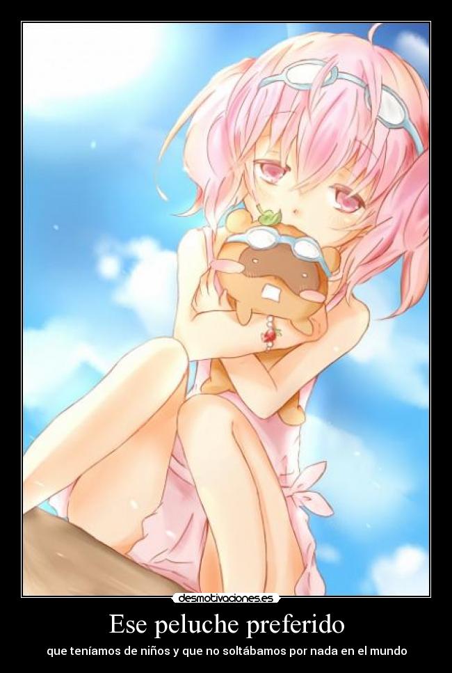 Ese peluche preferido -