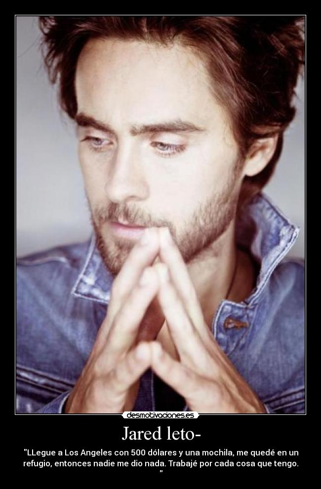 Jared leto- -
