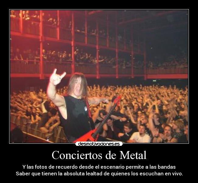 carteles conciertos metal desmotivaciones