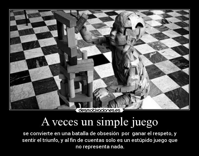 A veces un simple juego -