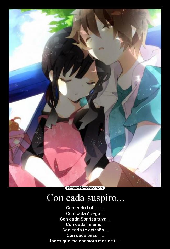 Con cada suspiro... -