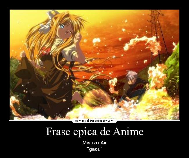 Frase epica de Anime - 