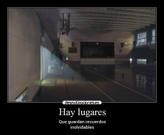 Hay lugares -