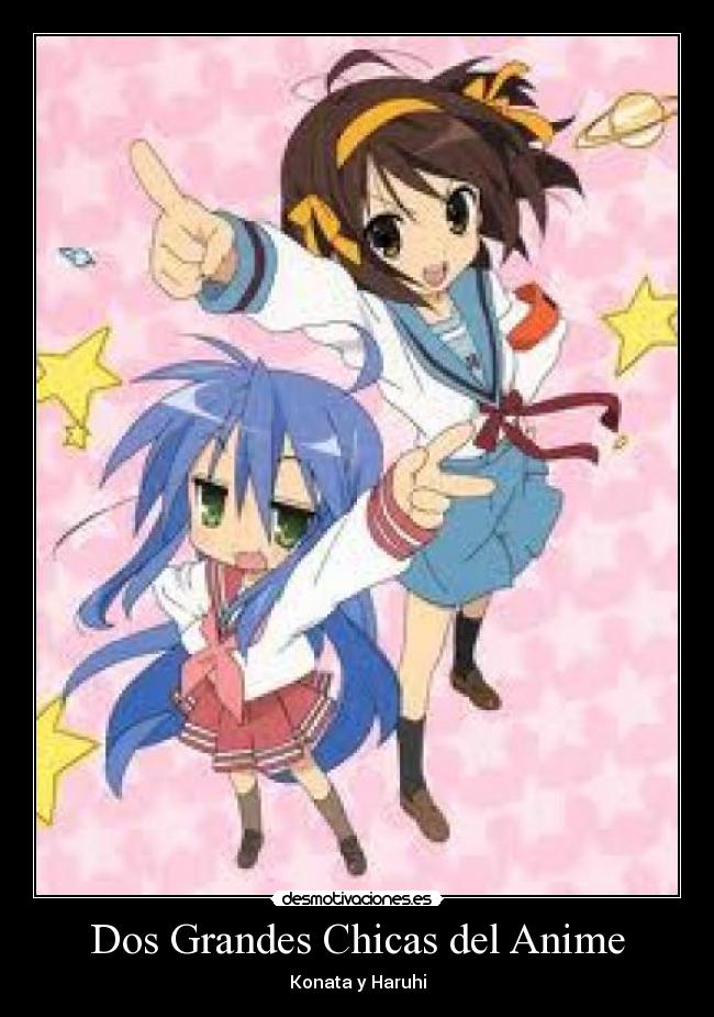 Dos Grandes Chicas del Anime -