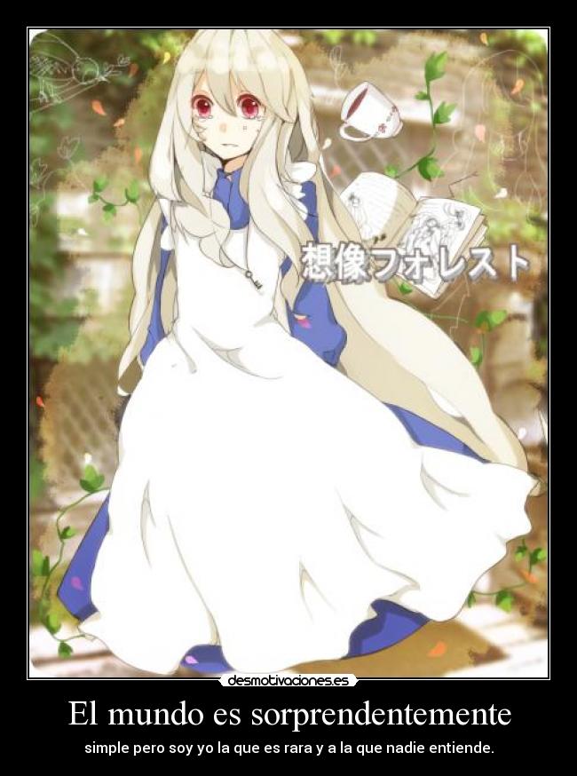carteles mundo vocaloid imagination forest desmotivaciones