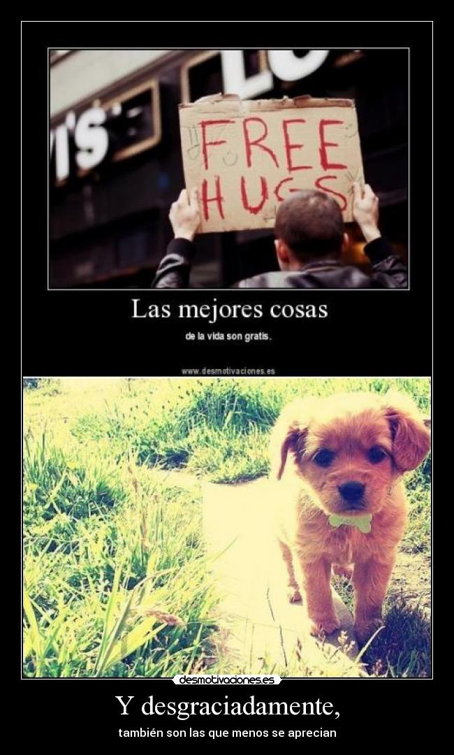 Y desgraciadamente, -