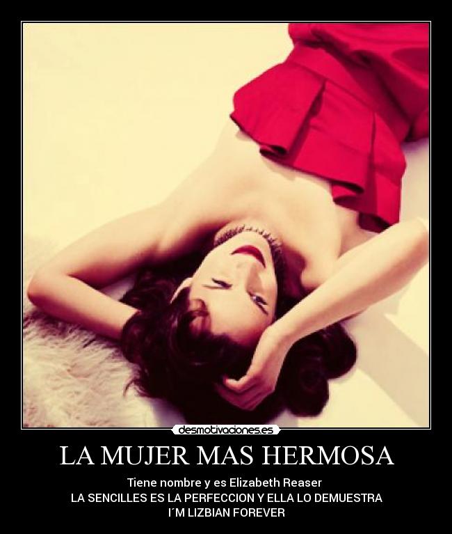 LA MUJER MAS HERMOSA -