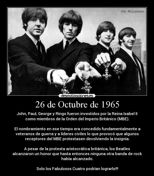 26 de Octubre de 1965 -
