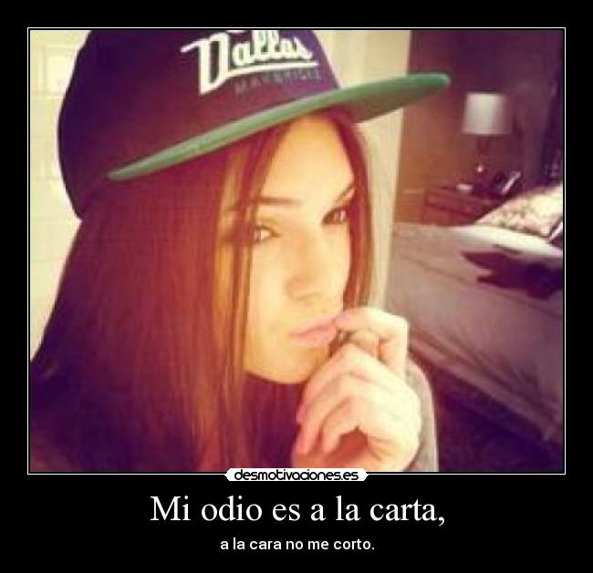 carteles odio miobjetivoestusonrisa desmotivaciones
