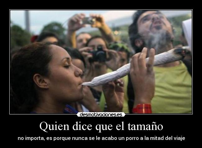Quien dice que el tamaño - 