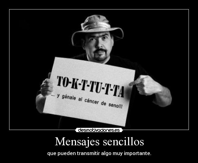 Mensajes sencillos -