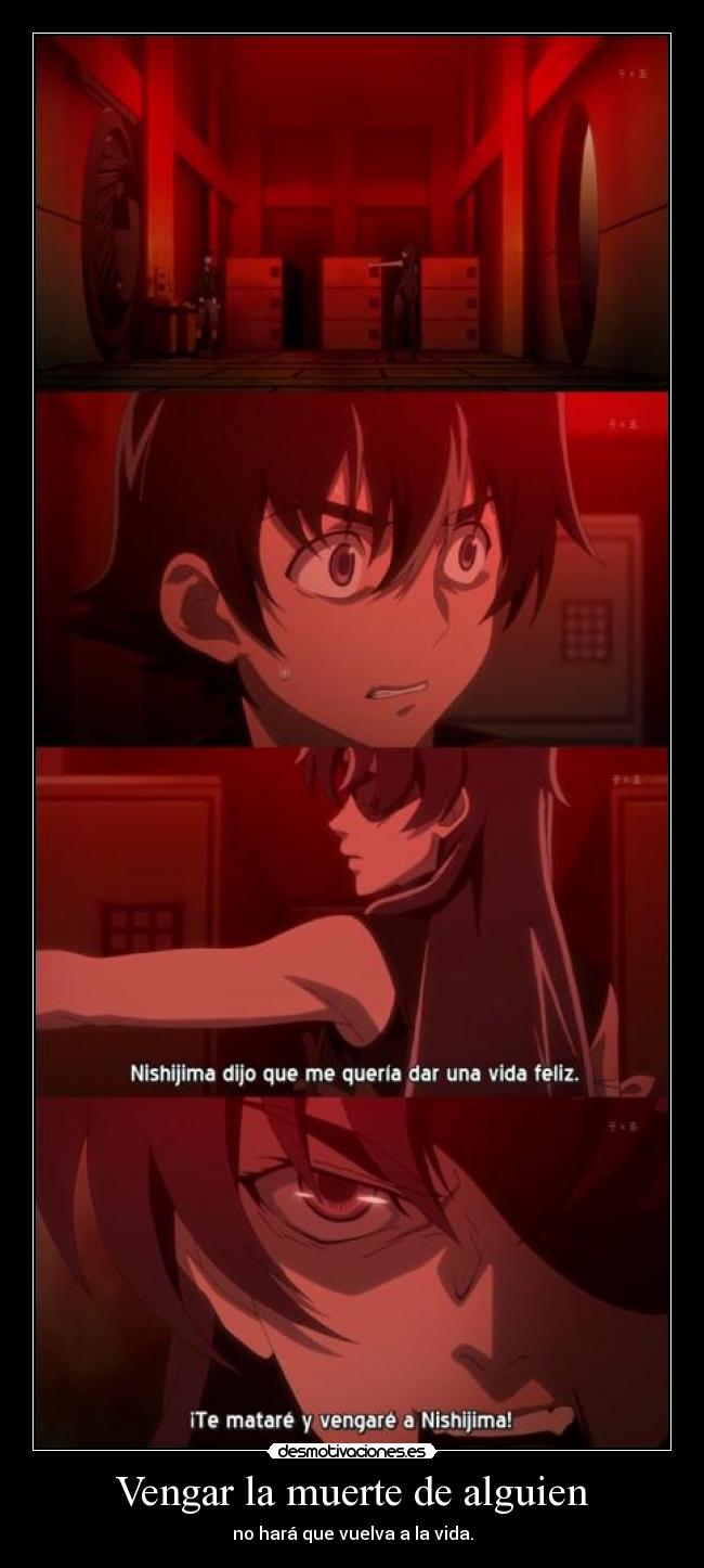 Vengar la muerte de alguien - 