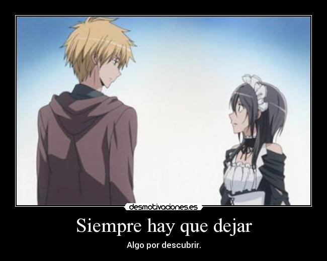Siempre hay que dejar -
