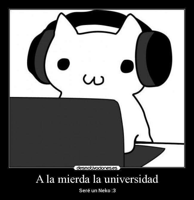 A la mierda la universidad -