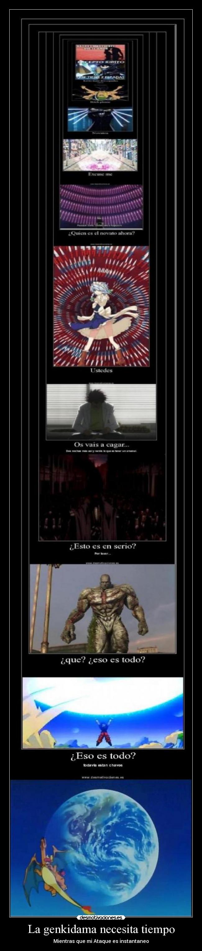 La genkidama necesita tiempo - 